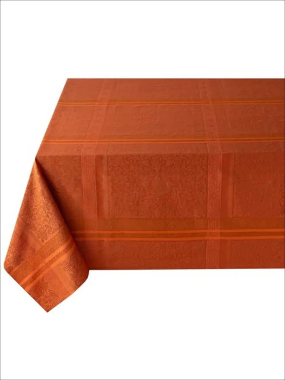 Jacquard Tablecloth 60x84 Rectangular Cotton Blend Dining